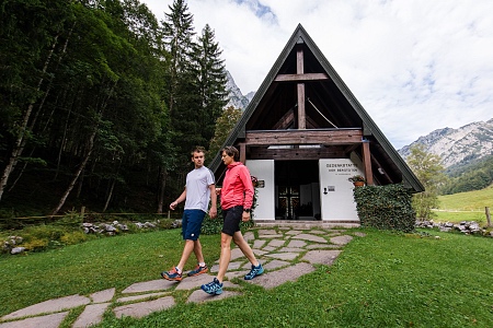 Bergsteigerkapelle im Kaiserbachtal