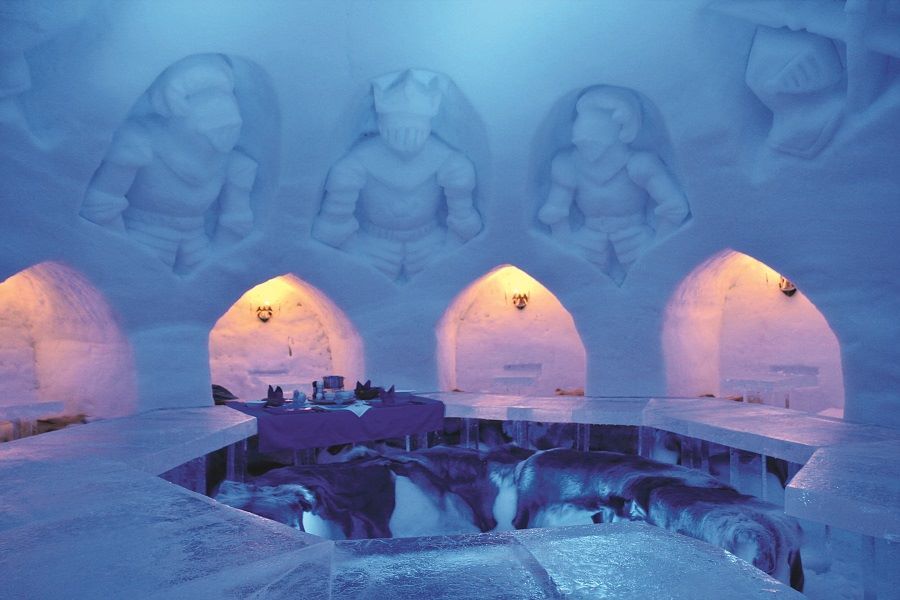 ALPENIGLU® Dorf - Innenansicht
