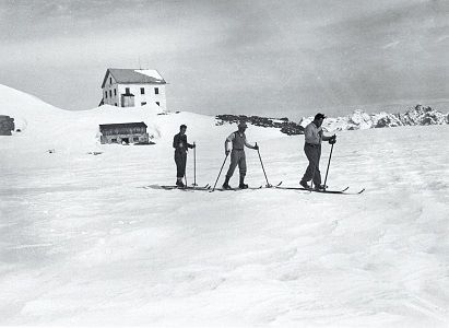 Skitourengeher am Wildseelodersee