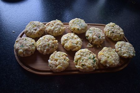 flach gedrückt