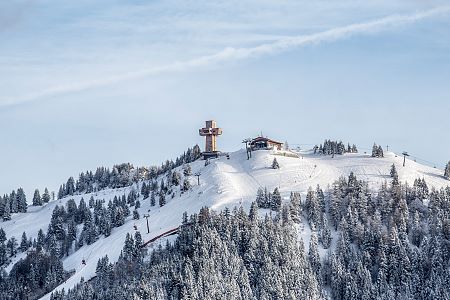 Ein Paradies um Skifahren zu lernen