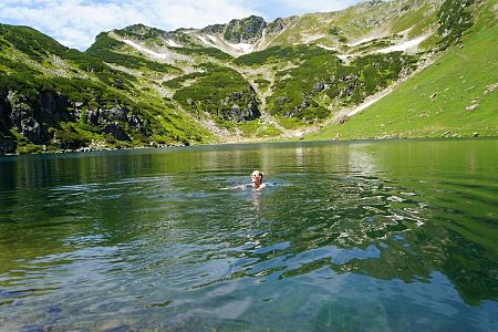 Erfrischt im See
