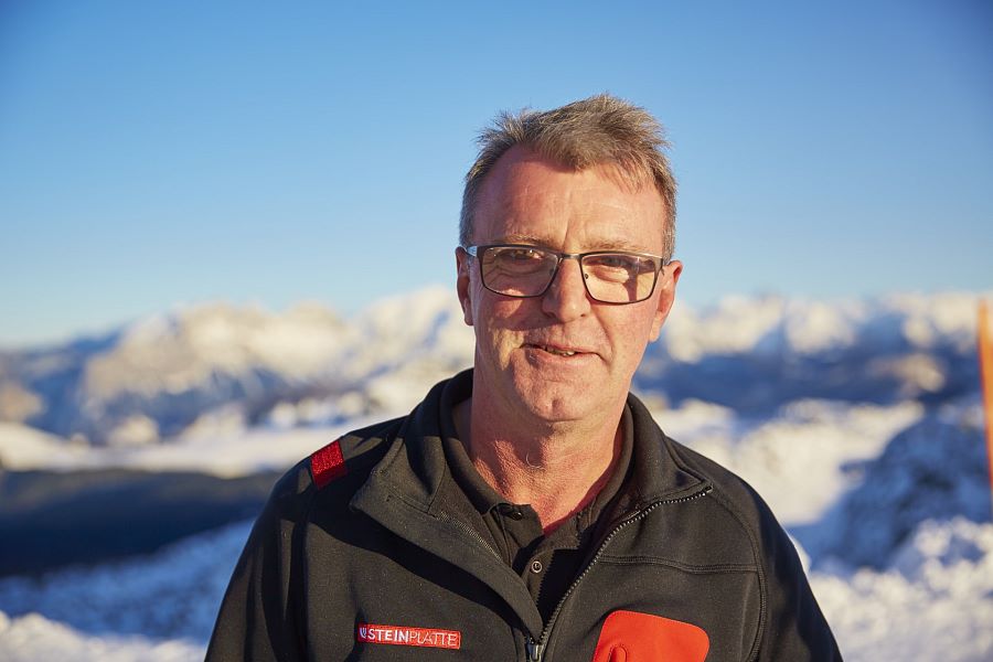 PistenBullyfahrer Andreas Grünbacher