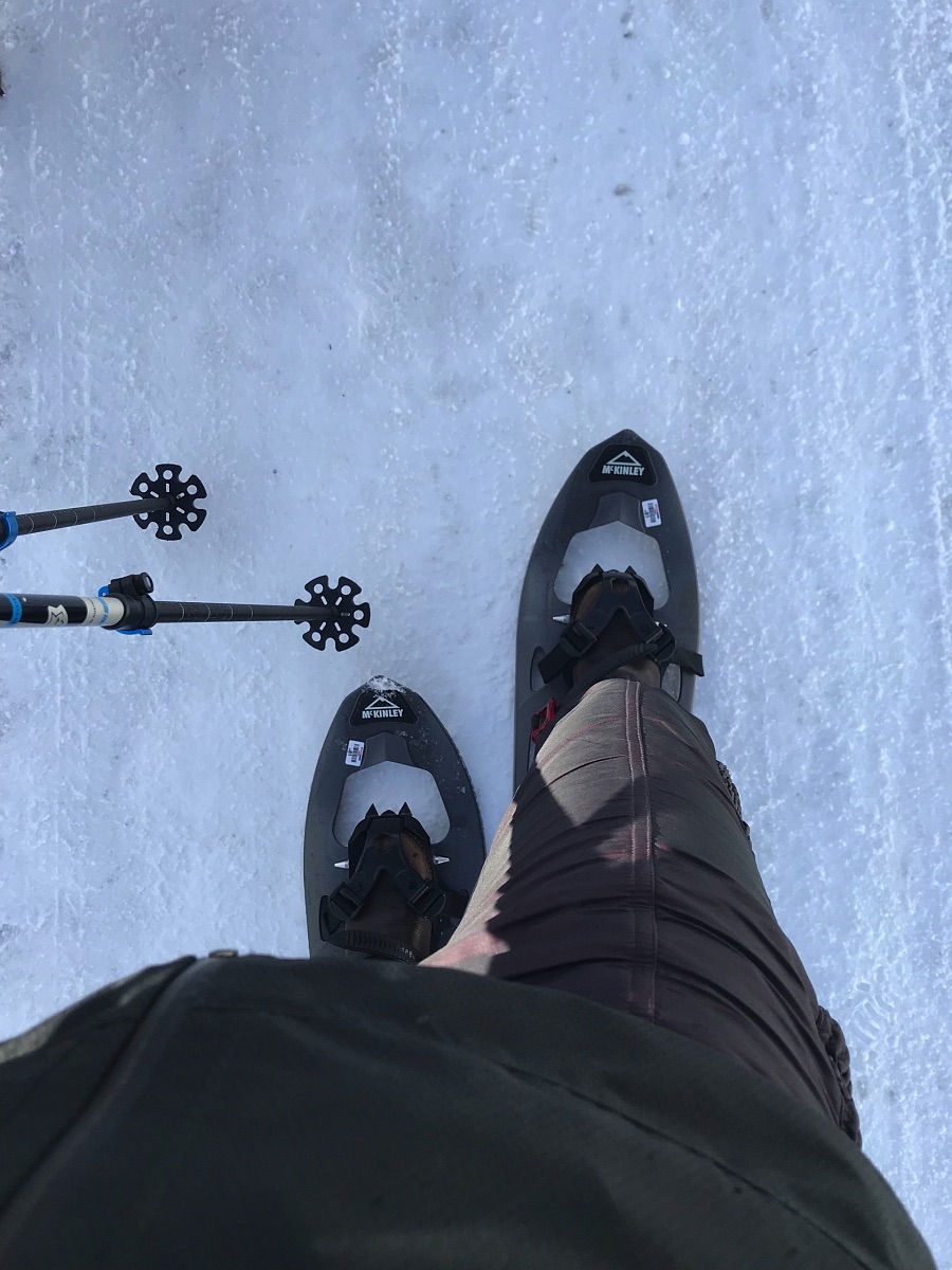 Sneeuwschoenwandelen St Johann als bigfoot