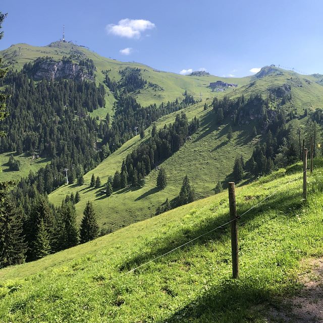 Kitzbüheler Alpen KAT Walk Botschafter Etappe 5 Blick aufs Kitzbüheler Horn c Denise Hofmann