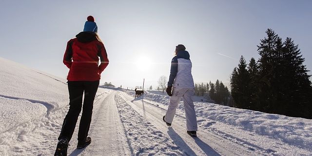 Winterwandern Winterlandschaft