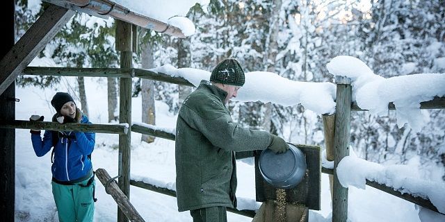 @defrancesco_Aufsichtsjäger_Hegemeister Waidring_in der Wildfütterung Weissbach-66