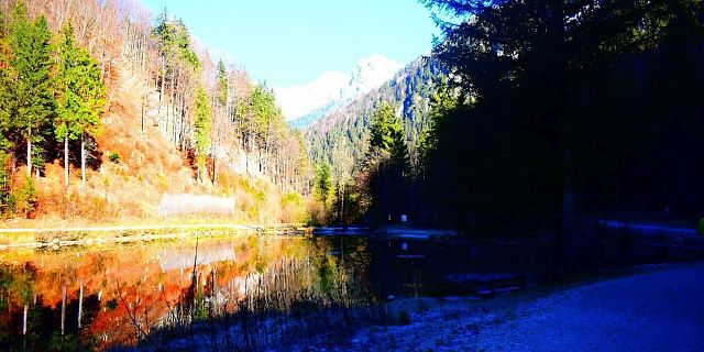 Der Wiesensee im Herbst