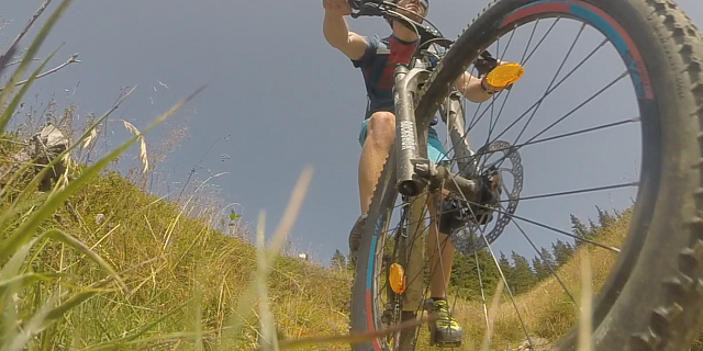 Dirk Wahn beim Biken am KAT Bike_Foto Bendedikt Gradl