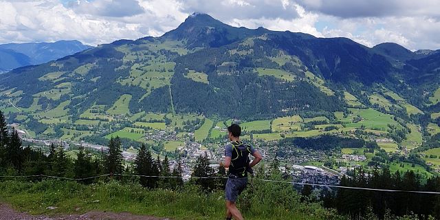 Michael vor dem Kitzbühler Horn