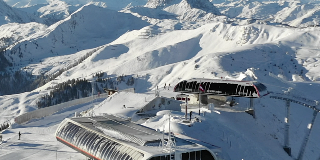 Steinbergkogel mit Steinbergkogel- und Jufenbahn